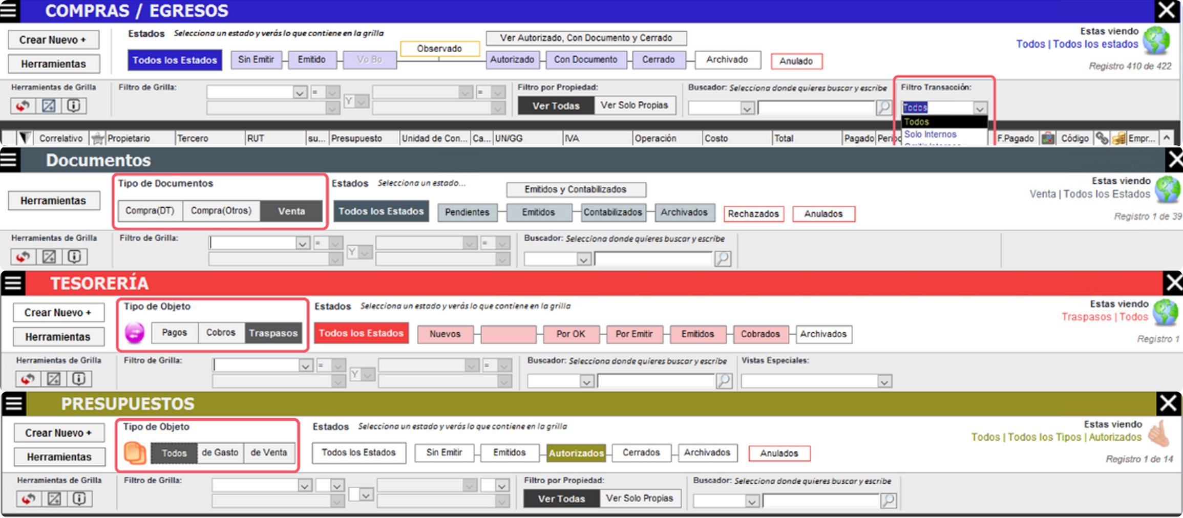 Sistema ERP legacy — detalle 5