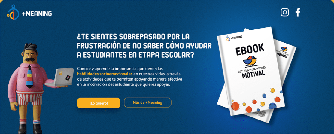 Hero — Landing Page Motival +Meaning